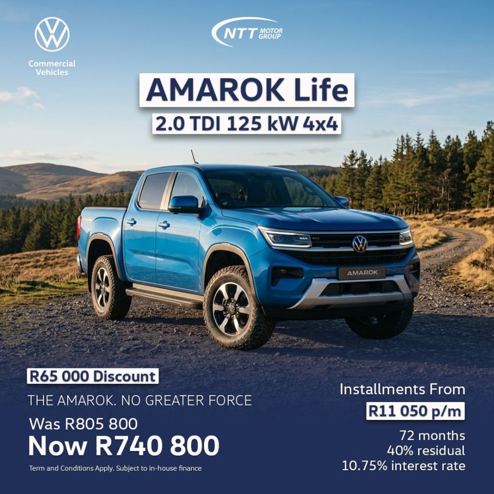 Volkswagen Amarok Life 2.0 TDI 125 kW 4×4 Special Offer