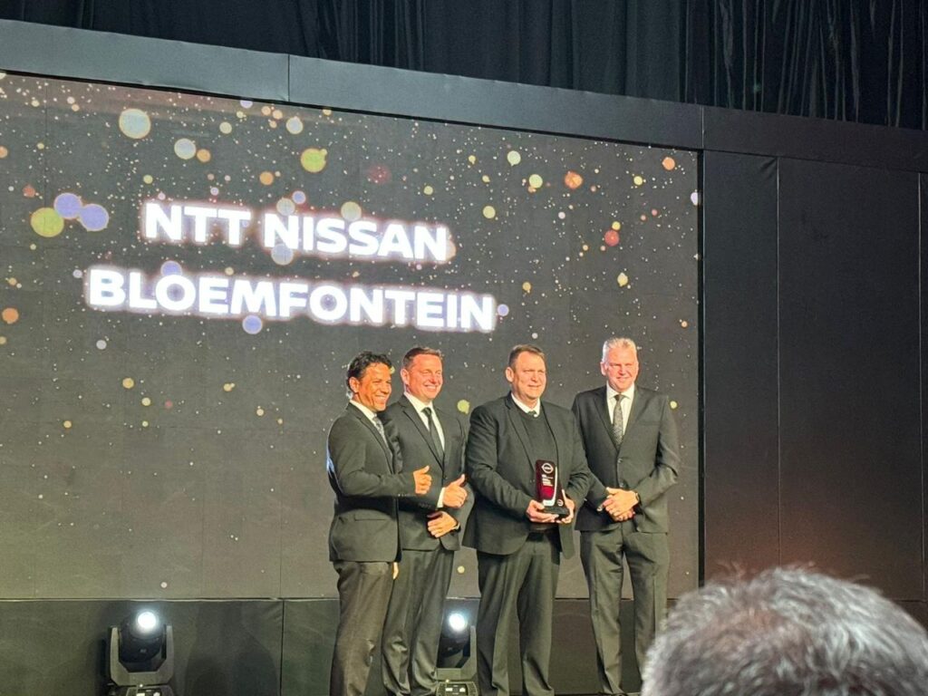 Nissan Dealer Award — NTT Nissan Bloemfontein