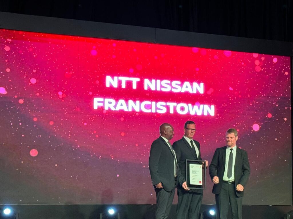 Nissan Dealer Award — NTT Nissan Francistown