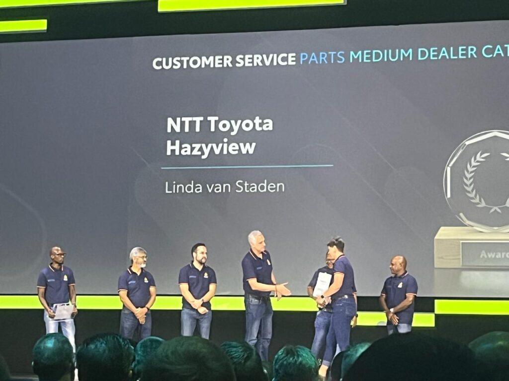 Customer Service Parts — Medium Dealer — NTT Toyota Hazyview · Linda van Staden