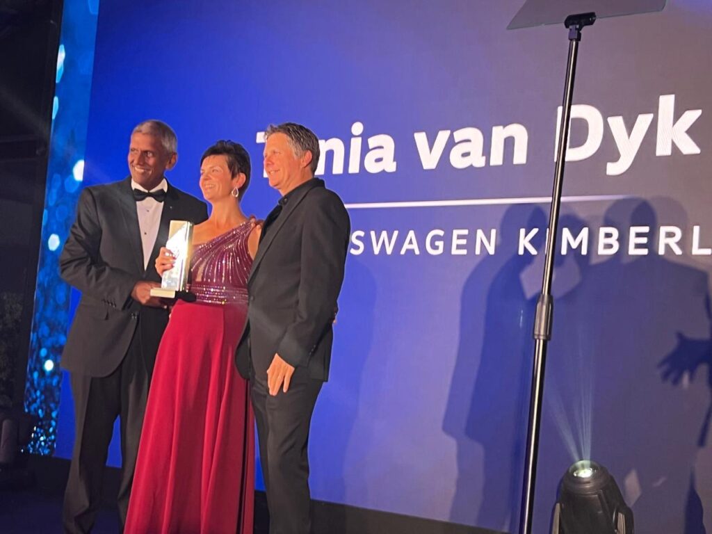 Volkswagen Dealer of the Year — Tania van Dyk · NTT Volkswagen Kimberley